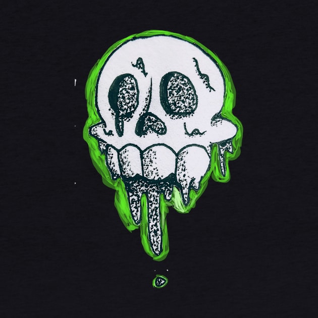 Neon Skull by BlueGoo